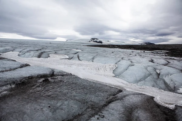 Παγετώνες Της Ισλανδίας Στο Διάσημη Λιμνοθάλασσα Του Παγετώνα Όμορφο Τοπίο — Φωτογραφία Αρχείου