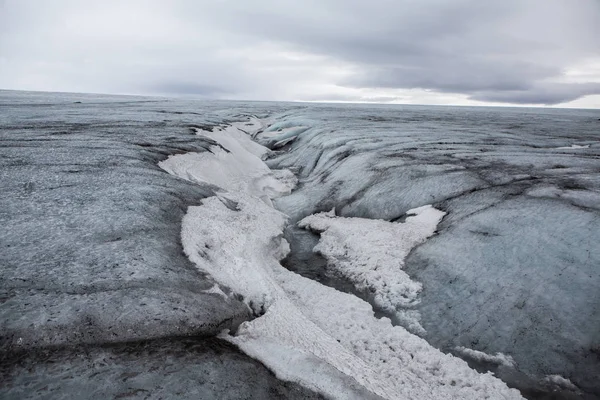 Geleiras Islândia Famosa Lagoa Glaciar Belo Quadro Paisagem Fria Baía — Fotografia de Stock