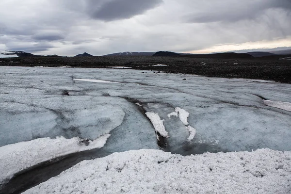 Glaciares Islandia Famosa Laguna Glaciar Hermosa Imagen Paisaje Frío Bahía — Foto de Stock