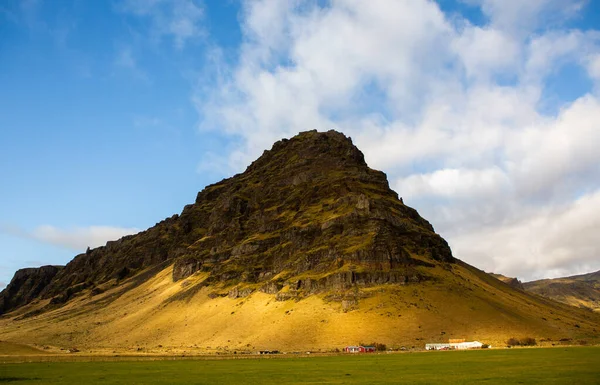 Colorful Autumn Nature Travel Iceland Beautiful Icelandic Landscape Mountains Sky — Stockfoto