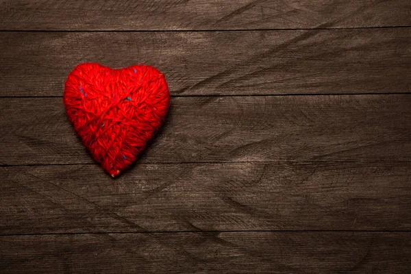 Любить Сердца Деревянном Фактурном Фоне Открытки День Святого Валентина Сердца — стоковое фото