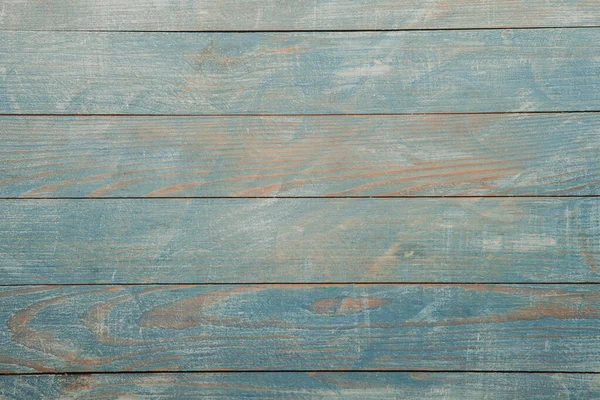 結び目や爪の穴を持つヴィンテージブルーの木の背景テクスチャ 古い塗装木の壁 青の抽象的な背景 ヴィンテージ木製ダークブルー水平ボード コピースペース付きフロントビュー デザインの背景 — ストック写真