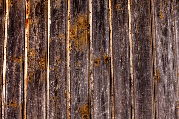 Винтажная Текстура Коричневого Дерева Ножницами Отверстиями Ногтей Старая Деревянная Стена — стоковое фото