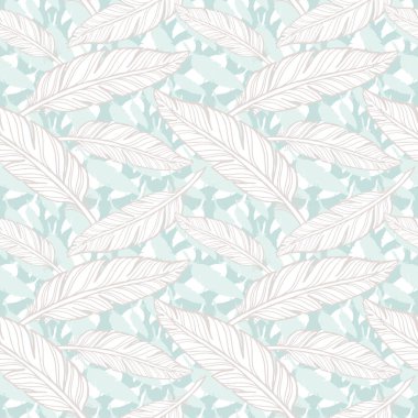 Dikişsiz tüyler desen