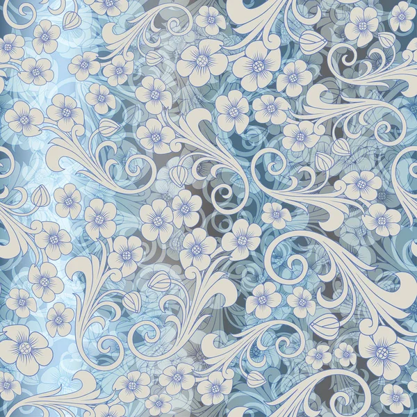 Seamless elegant floral patternn. — Stock Vector