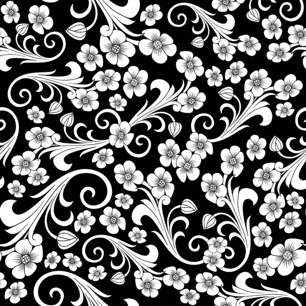 Sömlös abstrakt mönster. Orient eller Ryssland design. lyxiga ornamentik, tapeter, blommiga inslagning papper, swatch tyg för dekoration och design. sömlös paisley mönster. illustration. — Stock vektor