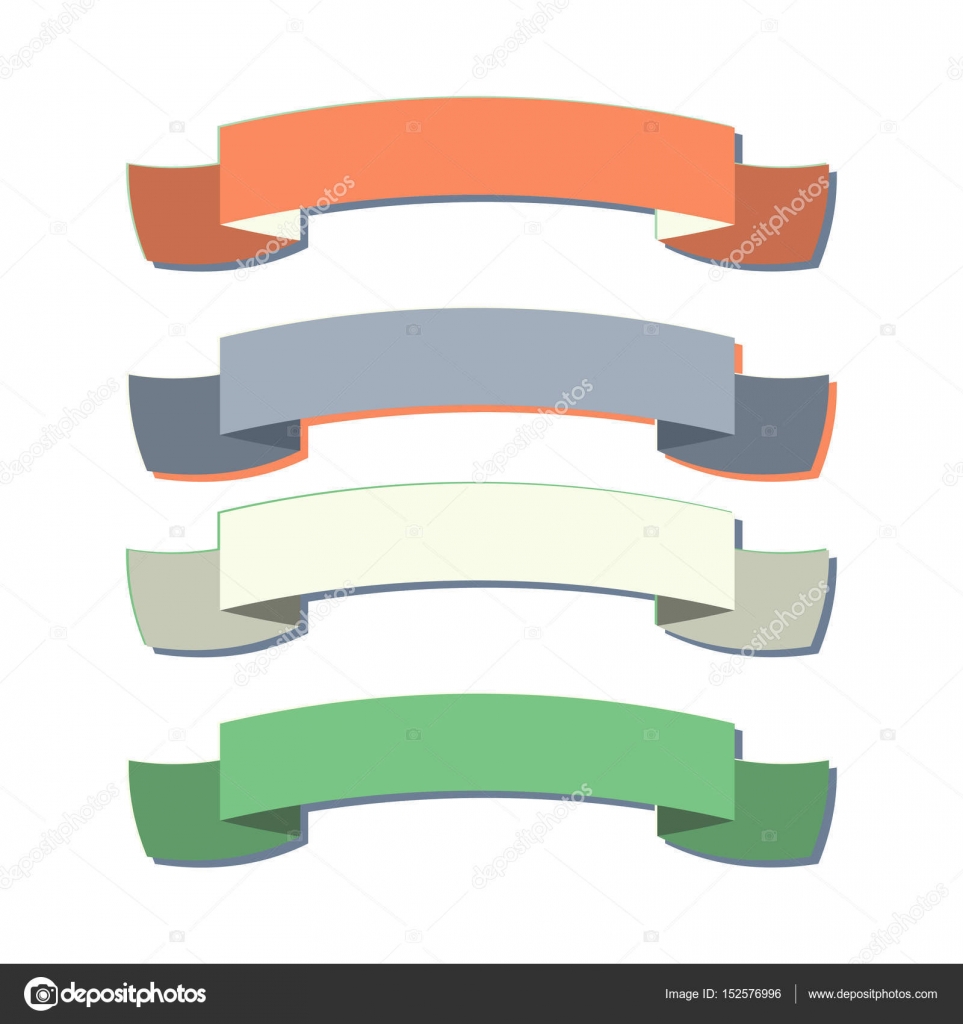 A set of banners for writing text — Stock Vector © tinkerfrost 152576996