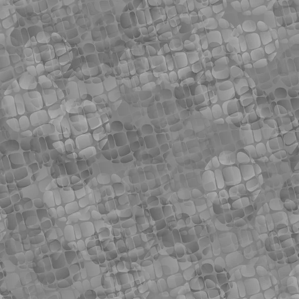 Graues Muster mit transparenten Blasen — Stockvektor