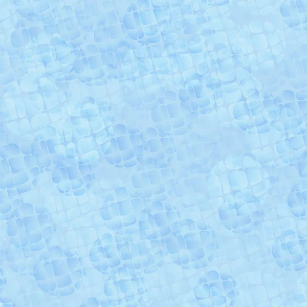 Голубой узор с прозрачными пузырями — стоковый вектор