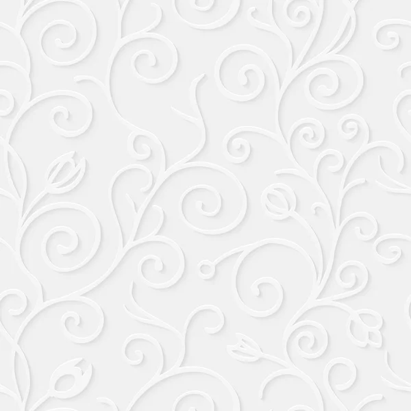 Papier motif floral sans couture — Image vectorielle