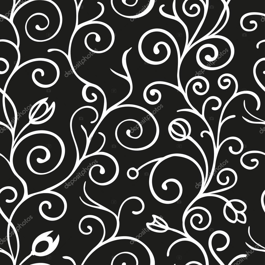 pattern background with scroll ornament. 