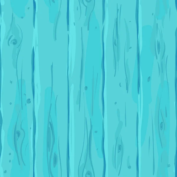 Valla azul sin costura vectorial. Textura de los tableros. Fondo de madera dibujado a mano . — Vector de stock