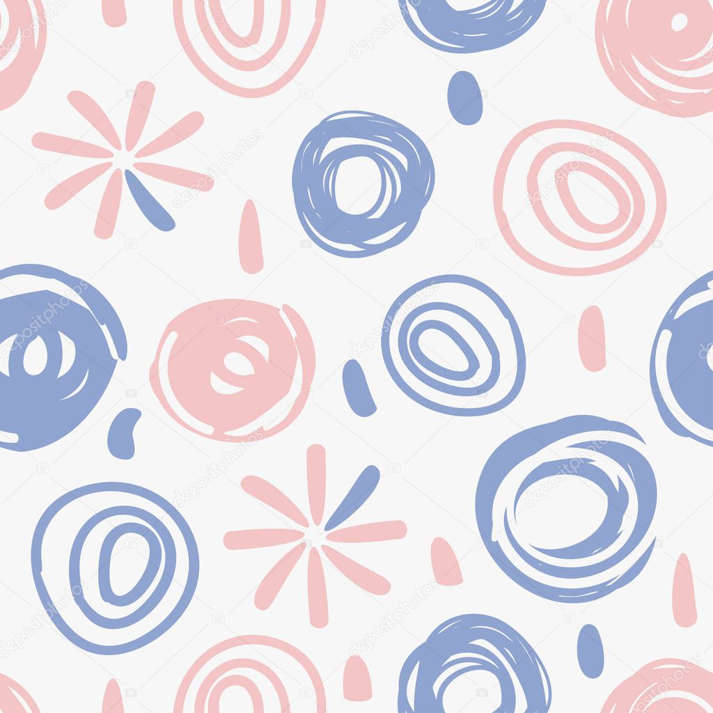 pattern with hand drawn doodle elements