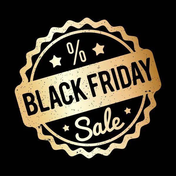 Cuma lastik damga altın siyah bir zemin üzerine siyah.