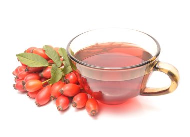 kuşburnu meyve ile kuşburnu çayı