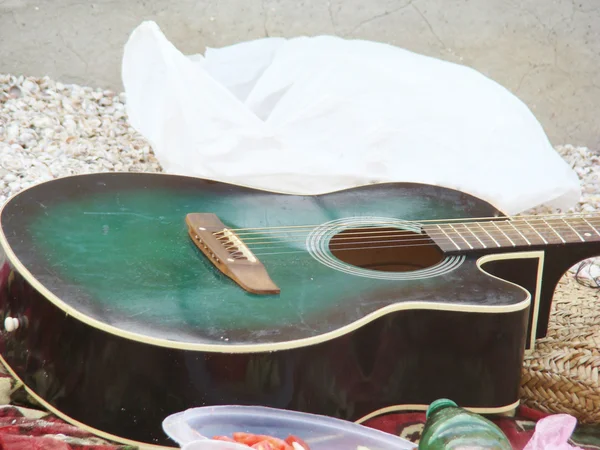 Guitar stringed instrument — Stock Photo, Image