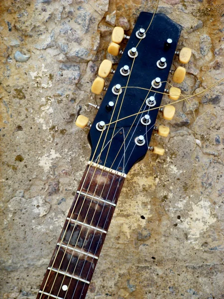 Instrumento de corda de guitarra — Fotografia de Stock