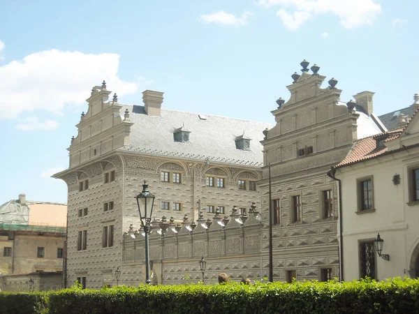 Prag-stadens silhuett — Stockfoto