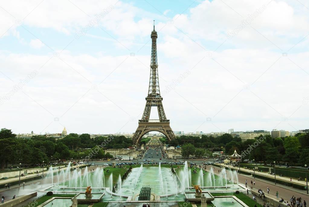 Eiffel tower in Paris