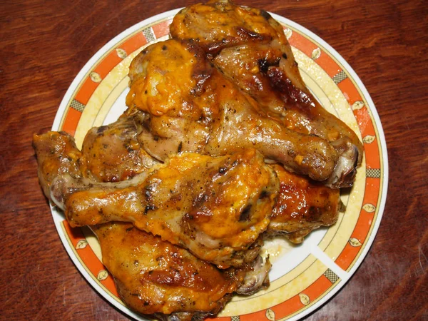 Chicken legs fried — Stock Photo, Image