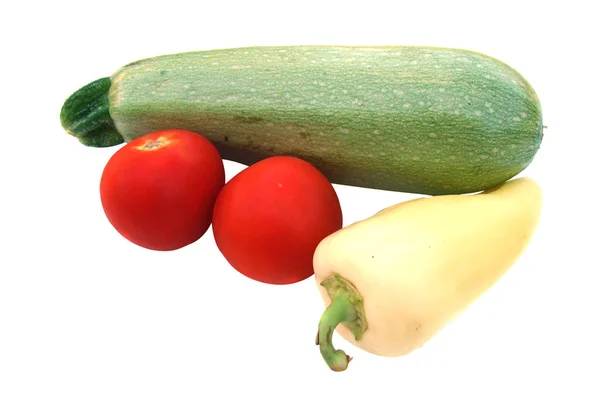 Verduras sobre fondo blanco —  Fotos de Stock