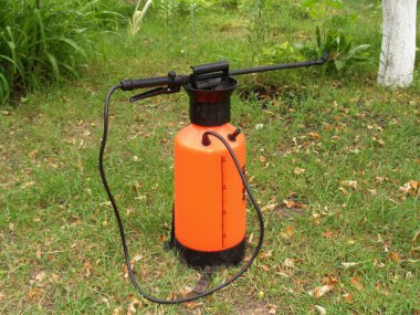 Kimyasal püskürtme için el püskürtücü turuncu