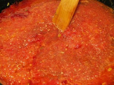 Domates ketçapı hazırlama