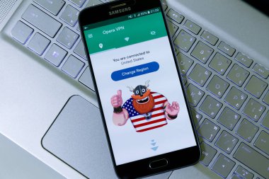 Opera Vpn app Android smartphone Amerika Birleşik Devletleri için bağlanma 