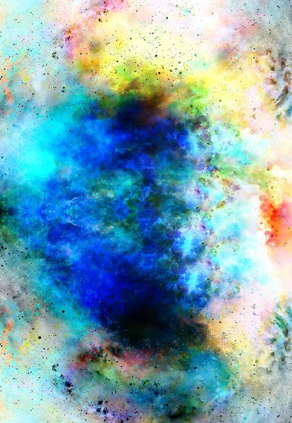 宇宙空間と星の色宇宙の抽象的な背景. — ストック写真