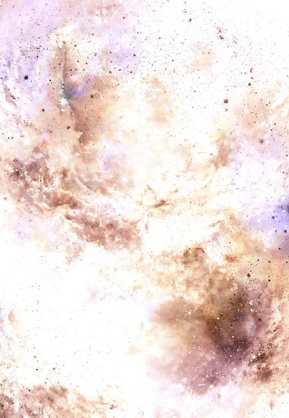 Cosmic utrymme och stjärnor, färg kosmisk abstrakt bakgrund. — Stockfoto