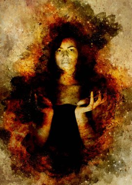 Güzel, gizemli bir kız ve suluboya bir geçmişi var.