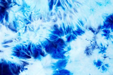 Batik arka plan, tekstil batik yapısı. Mavi renk