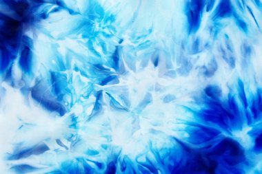 Batik arka plan, tekstil batik yapısı. Mavi renk