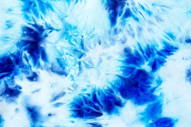 Batik arka plan, tekstil batik yapısı. Mavi renk