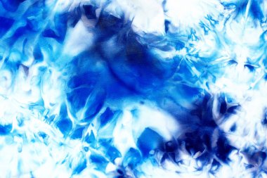 Batik arka plan, tekstil batik yapısı. Mavi renk