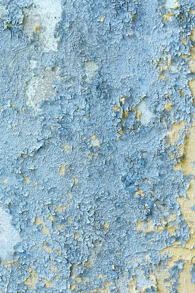 Голубая Хрустящая Стена Текстура Цветной Хрустящий Фон — стоковое фото