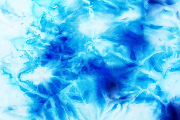Фон Батика Текстильна Структура Батика Синій Колір — стокове фото