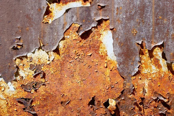 Oude Metal Iron Rust Textuur Structuur Achtergrond — Stockfoto