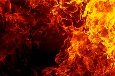 Fire flames background. Original flame and graphic effect clipart