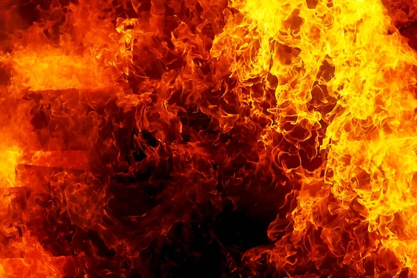 Fire Flames Background Original Flame Graphic Effect — Stock Photo, Image