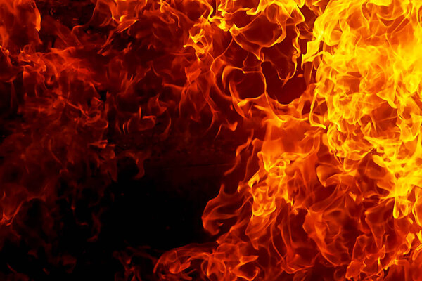 Fire flames background. Original flame and graphic effect