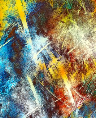 Filigrane fraktal yapısı olan soyut arkaplan, güzel sanatlar grafiği