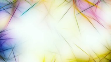 fraktal iğne yapıları ve bulanık ışık desenleri