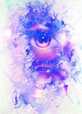 Işık çemberindeki kadınlar. Mermer etkisi. Boşluğu kopyala