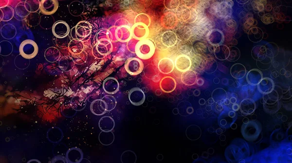 Αφηρημένο Φρέσκο Σχεδιασμό Φόντο Φως Μοτίβο Κύκλο Και Λαμπερά Χρώματα — Φωτογραφία Αρχείου