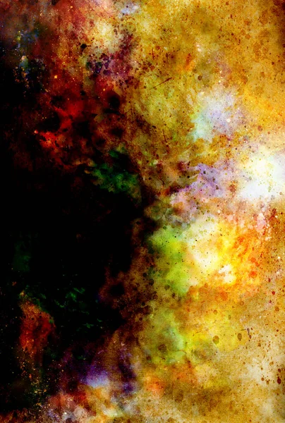 Spazio Cosmico Stelle Colore Sfondo Astratto Cosmico — Foto Stock