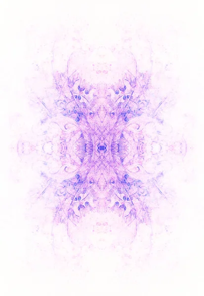 Virágos Díszítő Szerkezet Filigrán Mintás Mandala Absztrakt Háttérrel Téli Hatás — Stock Fotó