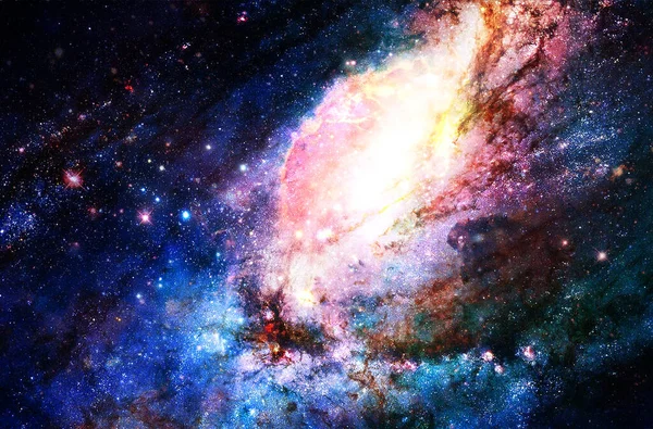 Cosmic Galaxy Stars Color Cosmic Abstract Background — Stock Photo, Image