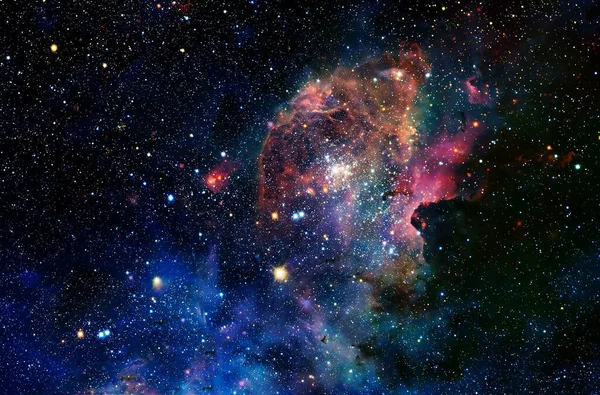 宇宙空間と星の色宇宙の抽象的な背景 — ストック写真