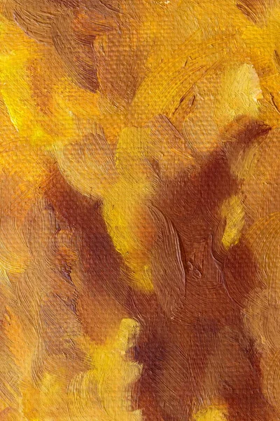 Malířské Pole Detailní Malba Plátně Barva Hnědá — Stock fotografie